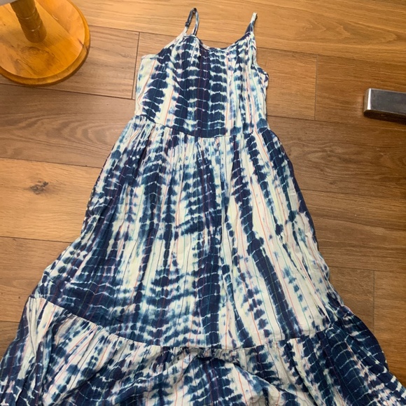 Cat & Jack Tie Dye Dress with Stripes Size XL (14/16) - Picture 1 of 7